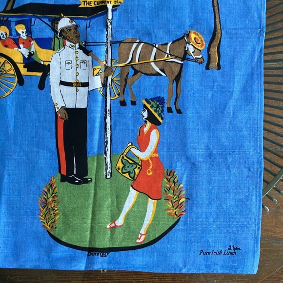 Vintage Other - Vintage dead stock linen tea towel souvenir Nassau Bahamas 60s 70s